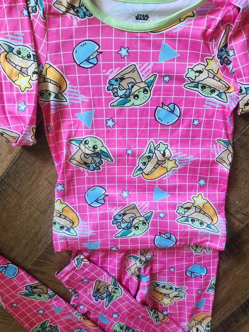 Star Wars Pink Grogu (Baby Yoda) Kids Pajama Set